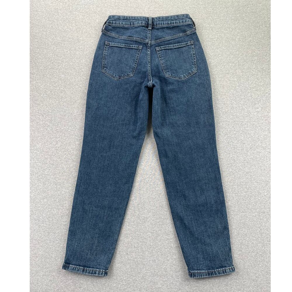 Old Navy Women's Straight Leg Jeans - Blue - Picture 2 of 15